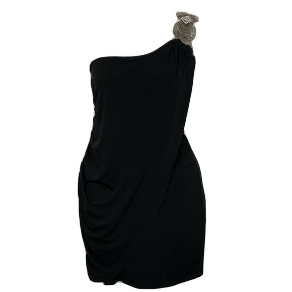 Ruby Rox Women‎ Dress Black Size Small One Shoulder - Picture 1 of 9